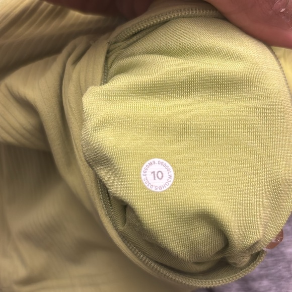 Lululemon Ribbed Nulu Cropped Define Jacket Wasabi size 10 - Picture 10 of 10